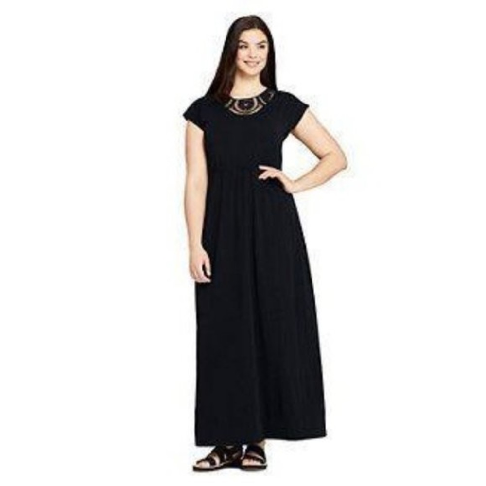 Lands End small maxi dress